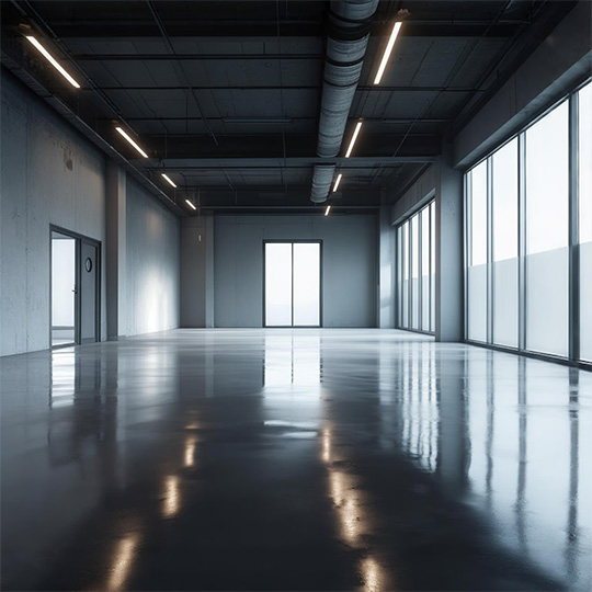 Commercial Floor With Windows