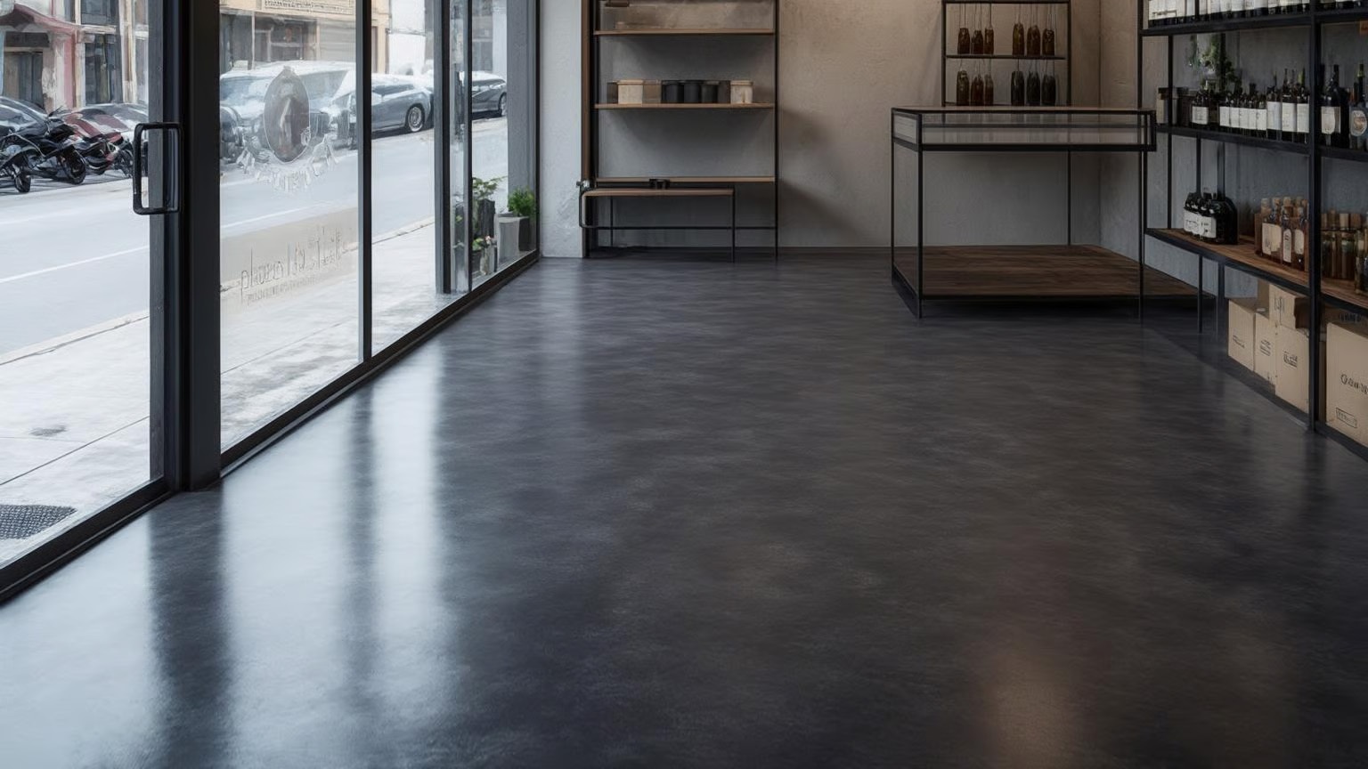 Retail Floor With Big Windows